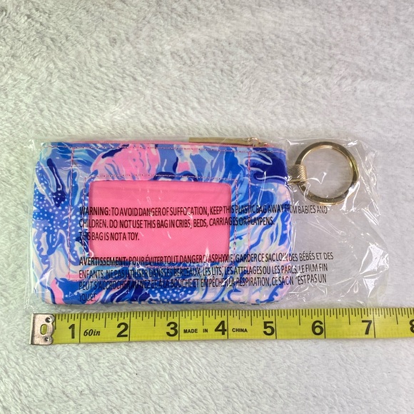 Lilly Pulitzer Top Zip ID Keychain Case - Picture 7 of 7